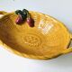 Rattan-style slip fruit bowl