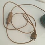 Painted metal hot water bottle lamp