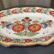 Oval serving dish Henriot Quimper floral decor