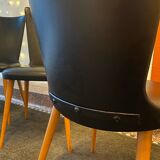 Set of 6 Essor chairs by Baumann 1960