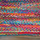 Cotton handwoven carpet