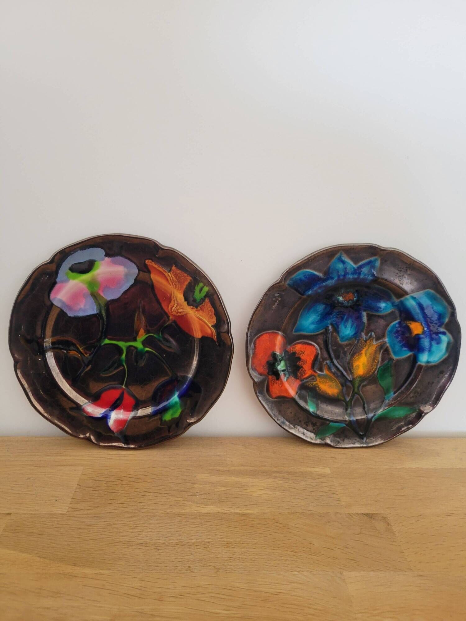 Pair of ceramic plates Ricard 0. Sprouk 60s