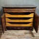 Buffet or sideboard with Venetian doors in Louis XV style made of walnut.