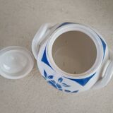 6 Digoin cups and saucers, sugar bowl and milk jug
