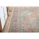 1970s Vintage Persian Handmade Wool Cotton Pink Oversized Rug 297x390