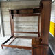 Solid wood bookshelf - French work from the 1950s