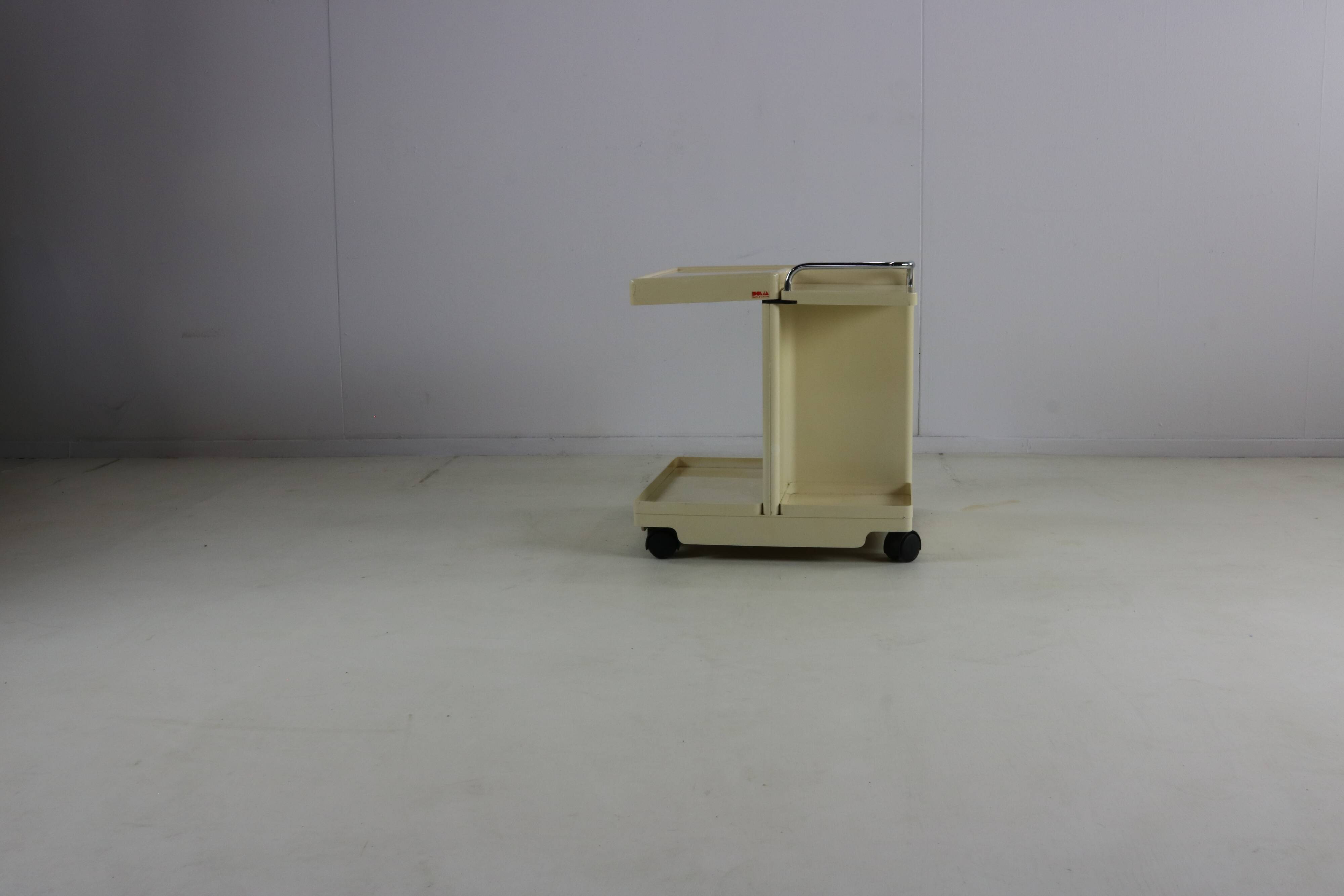 Original seventies serving trolley by iGuzzini Italy