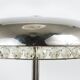 Mushroom Table Lamp in Nickel and Crystal Bakalowits Vienna, Austria, 1950s