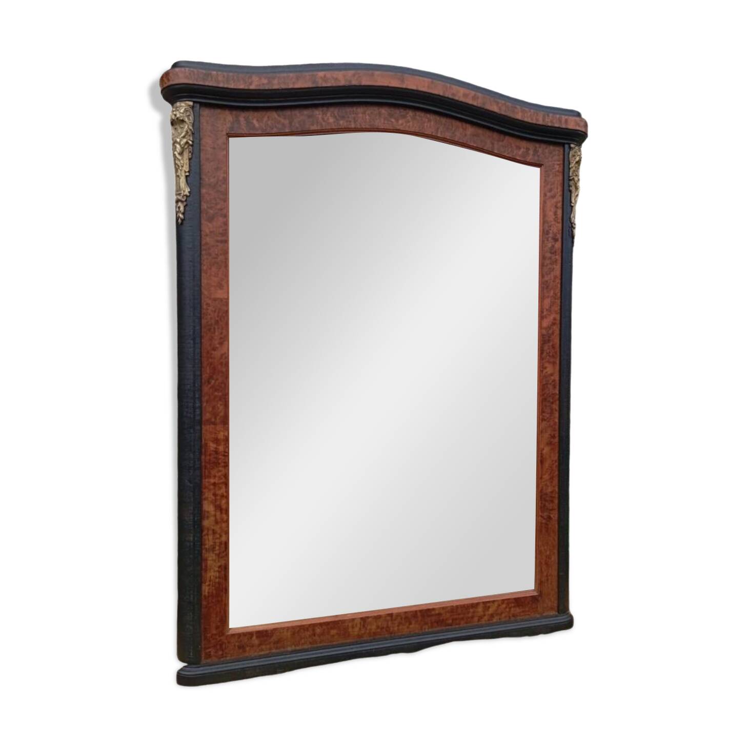 Large beveled mirror from the early 20th century
