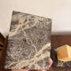 Vintage Pair of Cube Bookends in Yellow Siena Marble Art Deco Circa 1930