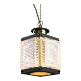 Vintage Italian Brass and Glass Lantern