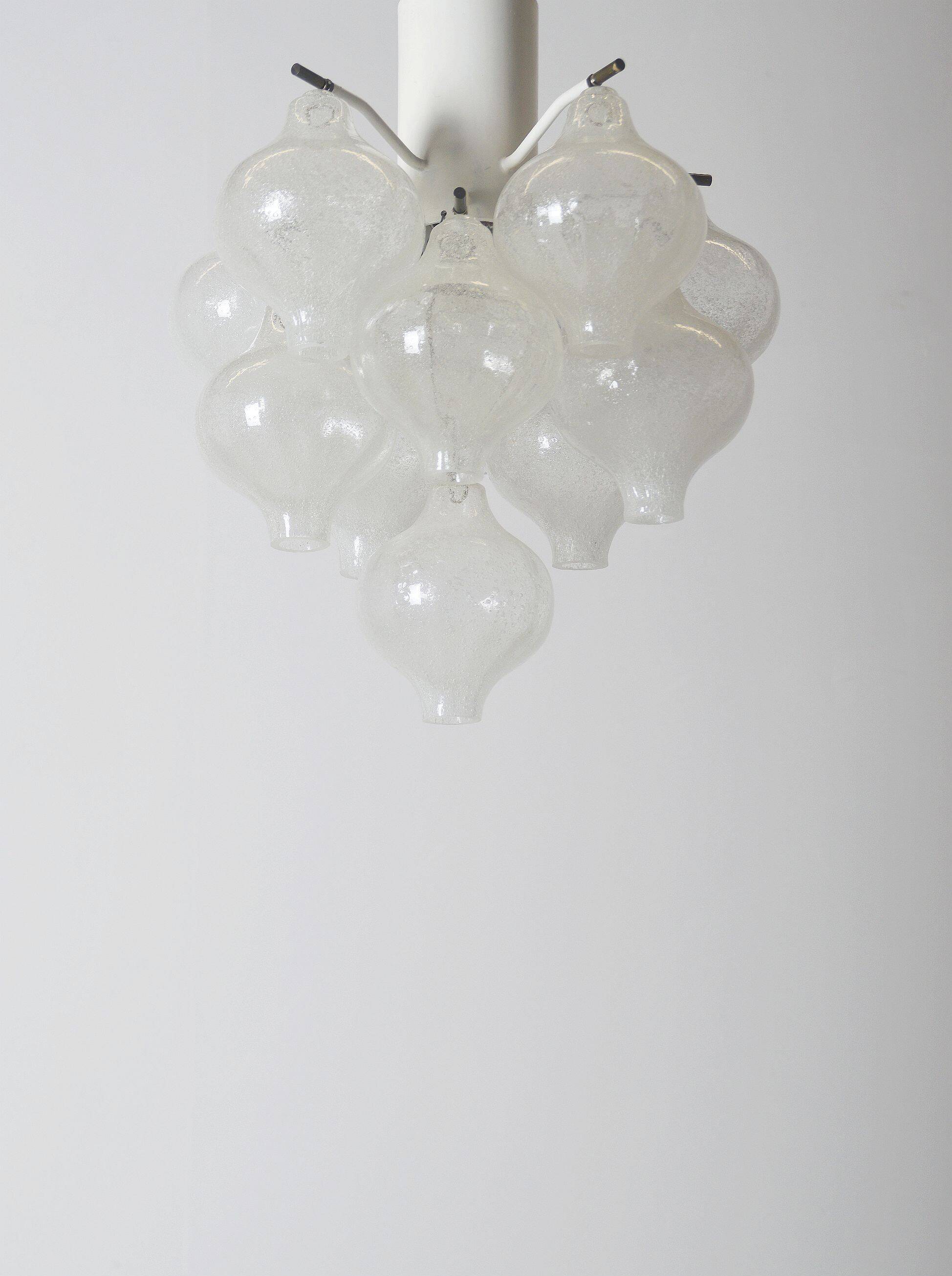 Chandelier model Tulipan by Kalmar Franken, 1960s
