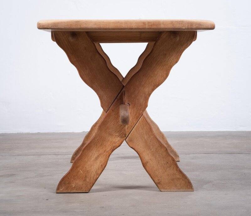 Oak Coffee Table by Henning Kjærnulf, Denmark, 1960s