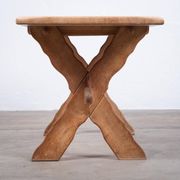 Table basse en chêne par Henning Kjærnulf, Danemark, années 1960.