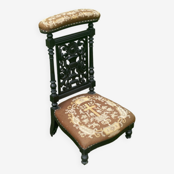 Chaise Prie Dieu XIXe siècle