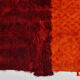 tapis vintage rouge & orange, 163x240 cm