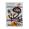 Joan Miró, Maeght Gallery, original exhibition poster, Miro, 1978