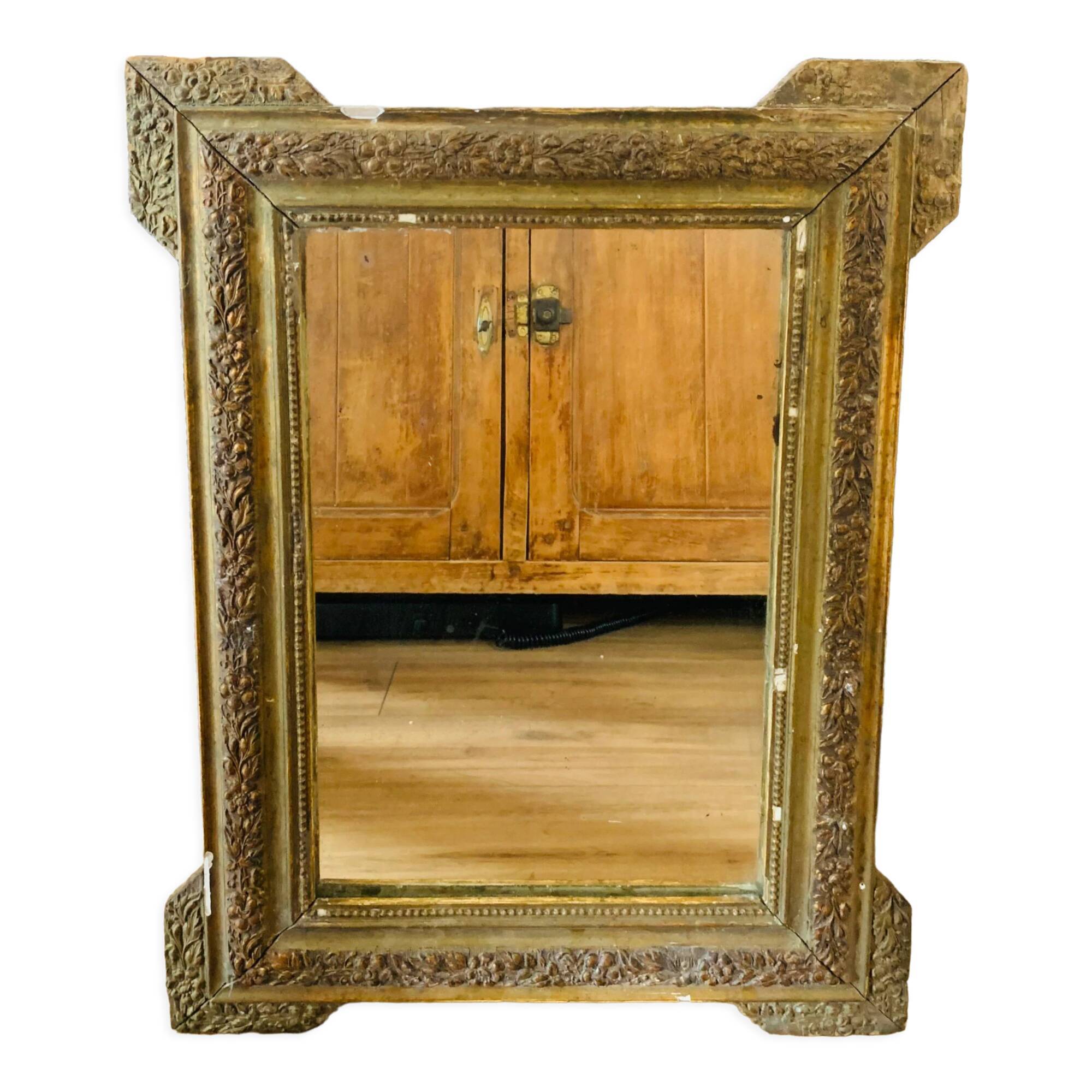 Ancien miroir 64x49cm