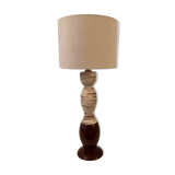 Vintage enameled ceramic lamp