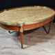 Table basse bouillotte style Louis XVI