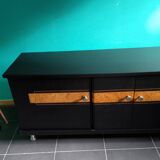 buffet with 4 doors fully restored, keeping its vintage style