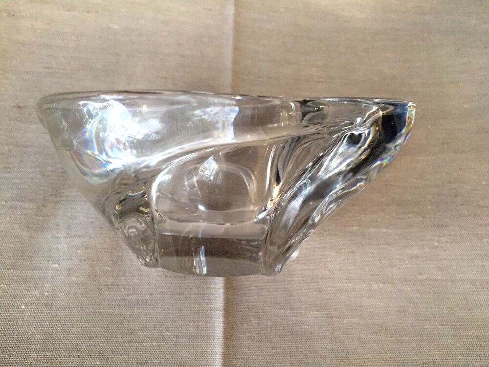 Crystal ashtray contemporary form