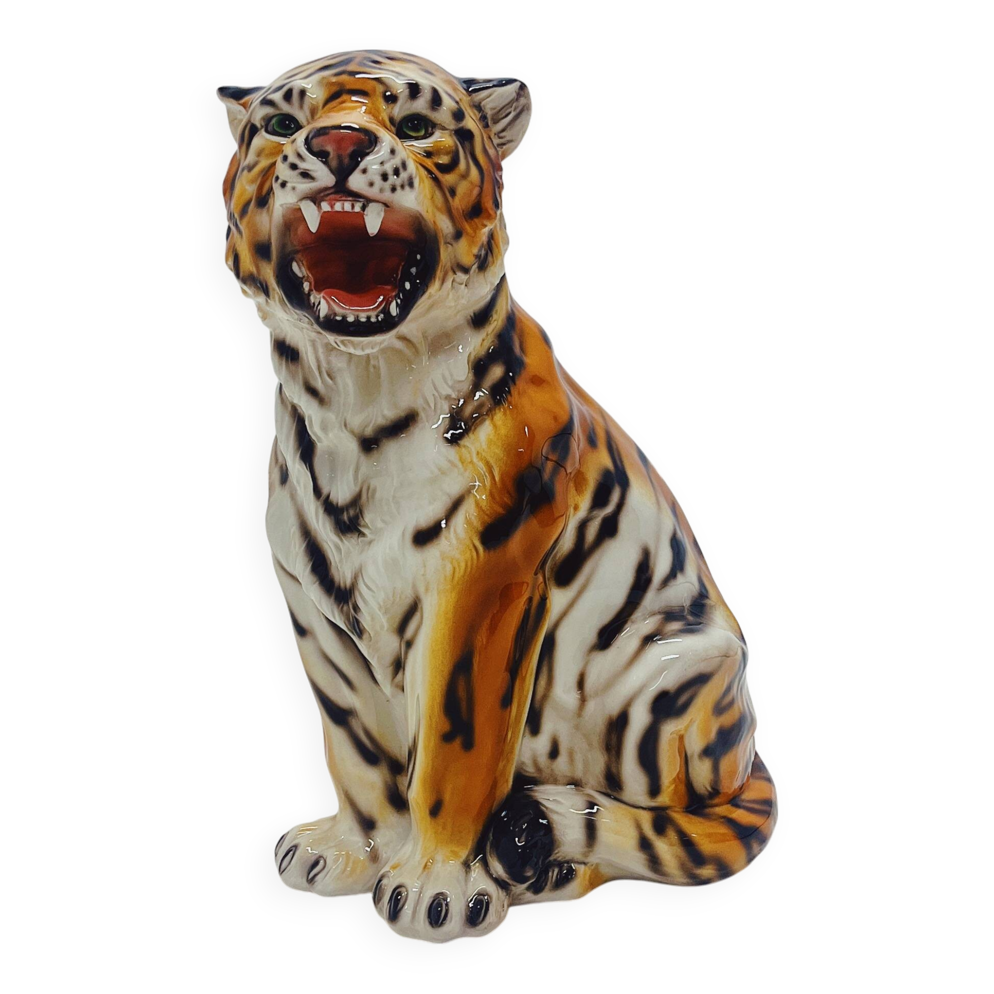 Tiger Statue Ceramic