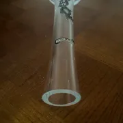 Single flower vase decorated in pewter