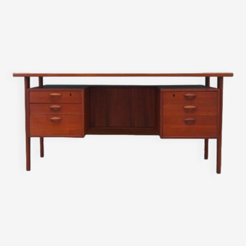 Bureau en teck, design danois, années 1970, designer : Kai Kristiansen