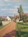 HST painting "Village of Jouy sur Eure" by Léon Gaudeaux (1893 / 1947)
