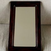 Vintage wooden mirror – moulded frame – 1950s/60s