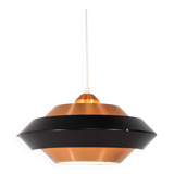 Copper & black pendant light