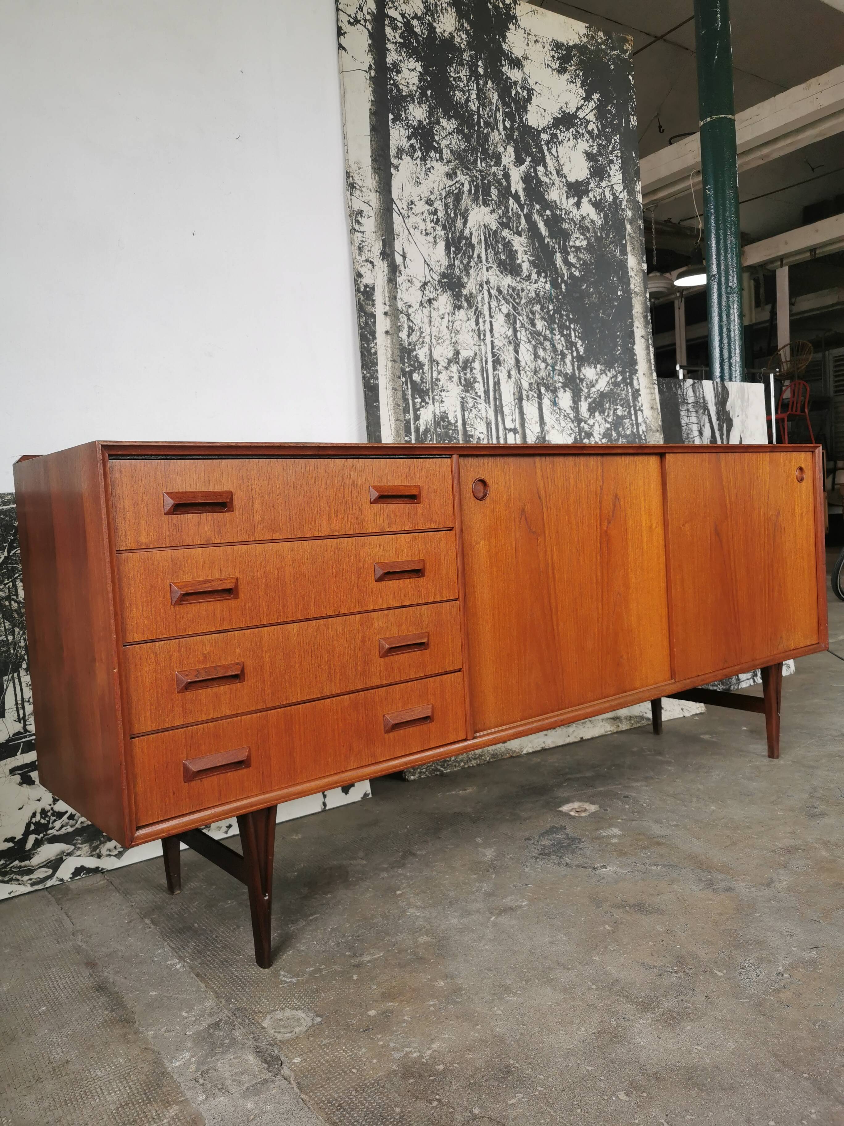 Scandinavian teak sideboard