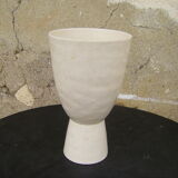 Vintage diabolo ceramic vase