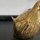 Cendrier en bronze Valenti caille ou perdrix vintage