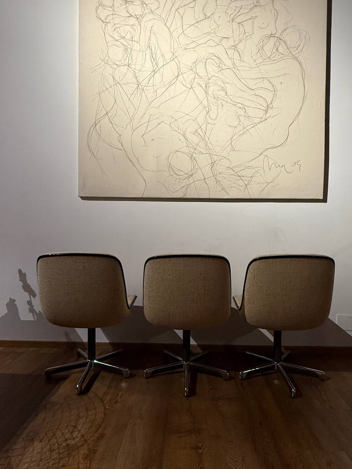 3 Pollock armchairs for Strafor