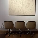 3 Pollock armchairs for Strafor