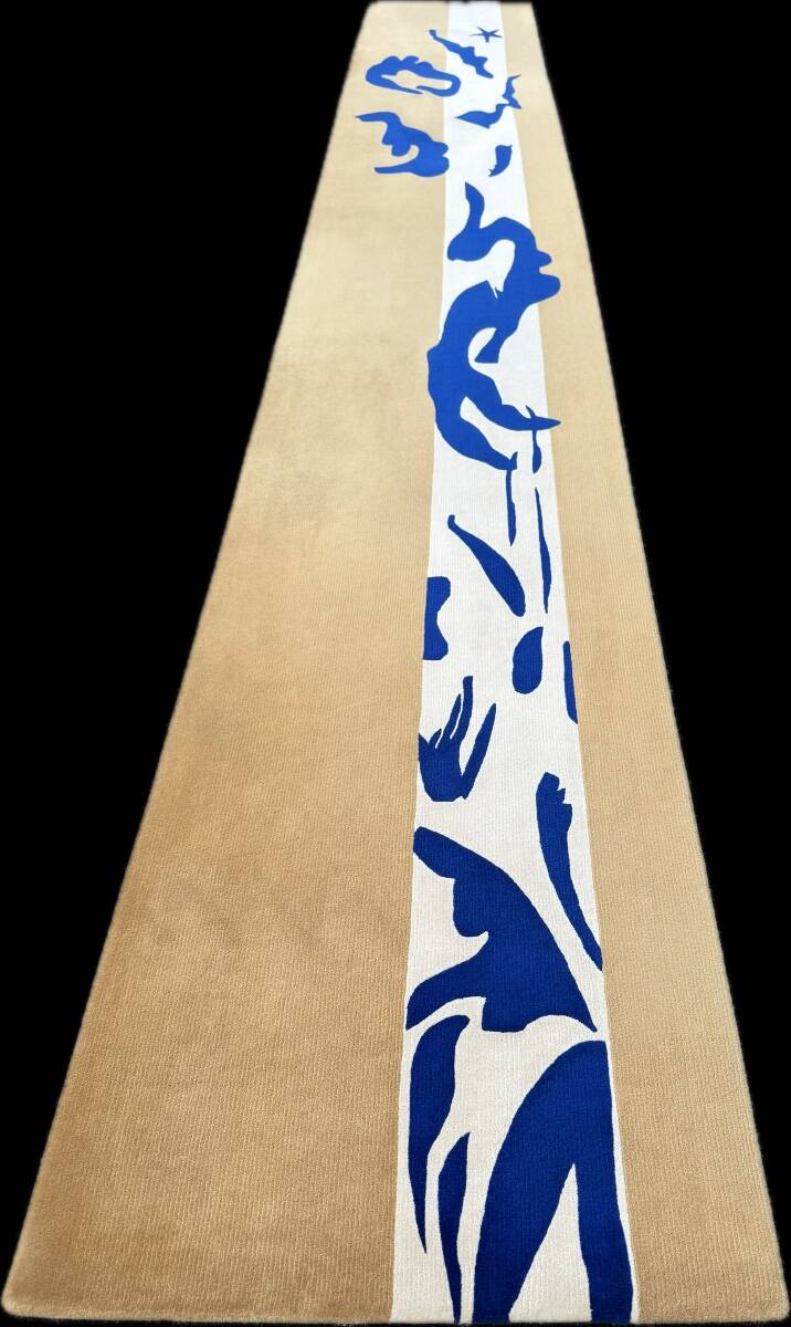 Runner rug in the style of Henri Matisse 545x75.5 cm