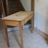 Raw wooden table