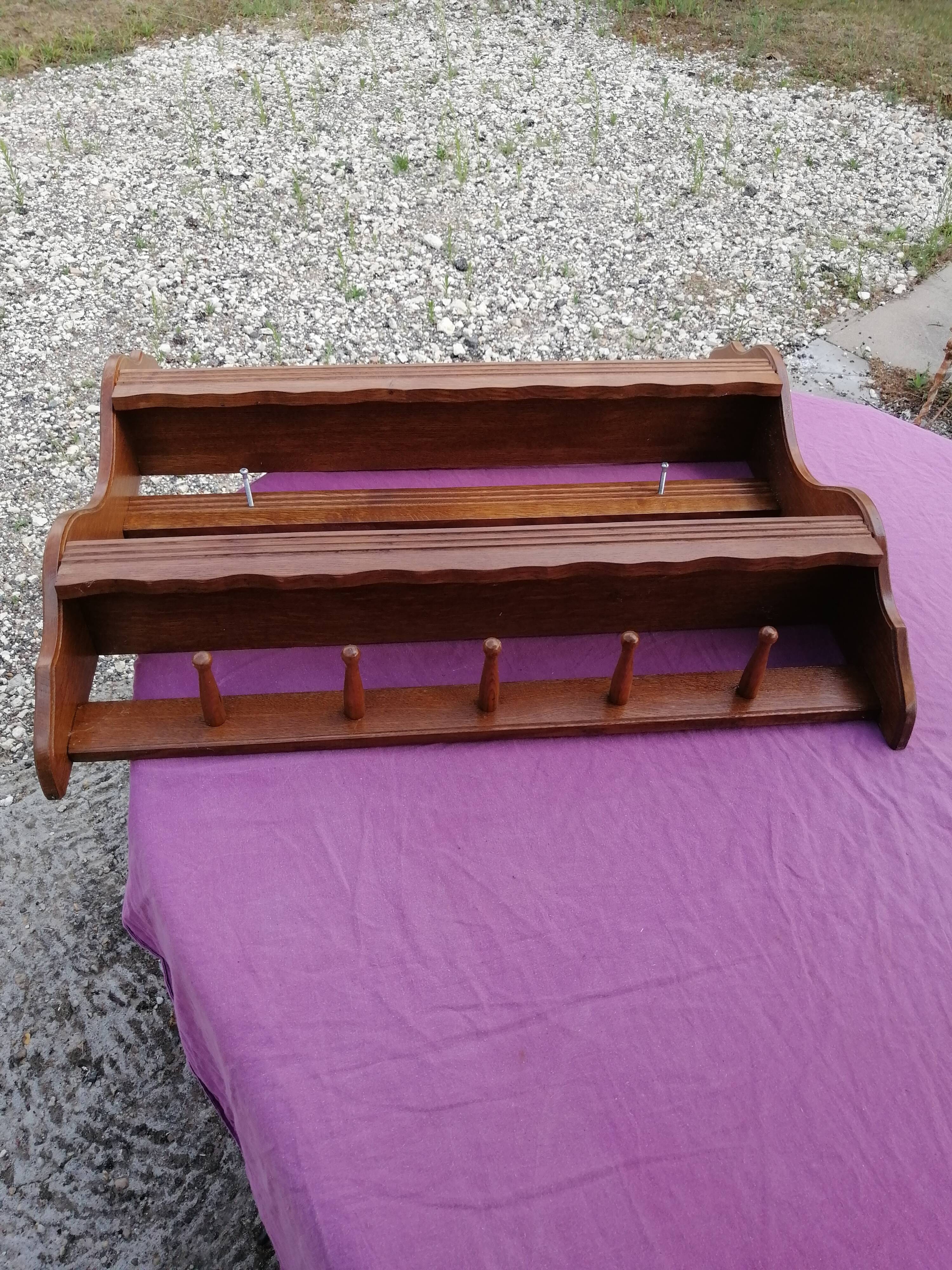 Wooden wall floor for spices or other