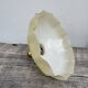 White and beige glass pendant light