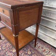 Napoleon III-era mahogany hairdresser Louis XVI