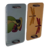 Set of 2 artistic trays, Italy, 1980s
