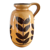 Vase West Germany en céramique émaillée