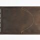 Art Deco mirror in solid wood with facet cut mirror, 1930s