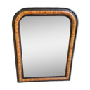 Miroir louis philippe noir du XIX ème siecle n° 43