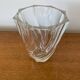 Antique Twisted Vase Cristal D'Arques Molded Glass Vintage