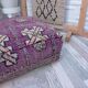 Handmade Berber pouf in wool 60 X 60 X 20 CM