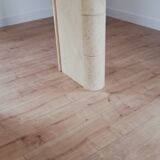 Table ovale vintage travertin