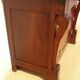 Antique solid walnut chest of drawers with scrolls